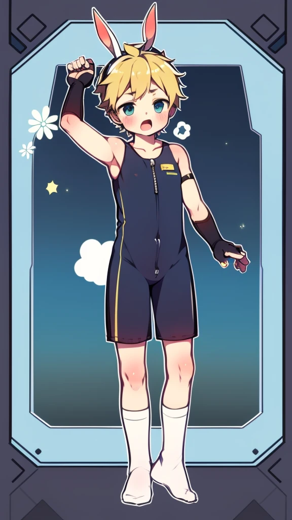 1boy, (Masterpiece, Top Quality, Best Quality), upper-body, blonde hair, black hair, multi-colored hair, очень Tall stature, Tall stature, forehead, toned abs, abs cubes, (Swimsuit 1.1), 独奏, exterior, Park, Walking, blue skies, sakura trees, male focus, 8K,Taisho era, rear view, shows ass