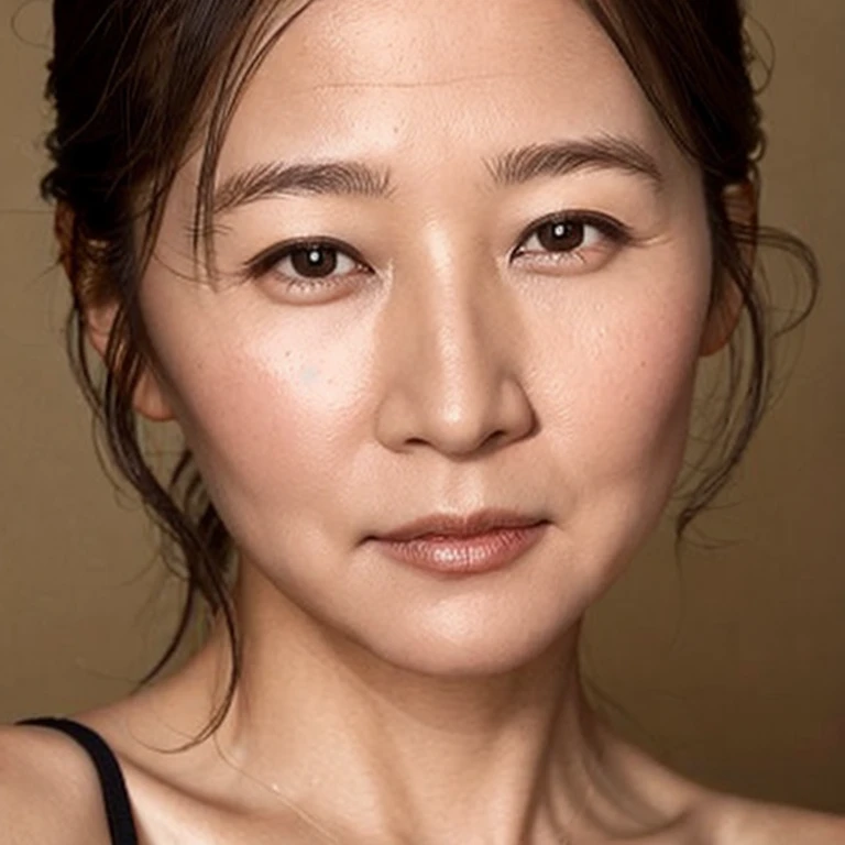 ((Top Quality)), ((8K)), ((Masterpiece: 1.3)), (Perfect Appearance), (Photorealism: 1.6), japanese woman, (32 years old), Realistic skin texture, Fine wrinkles throughout the skin,