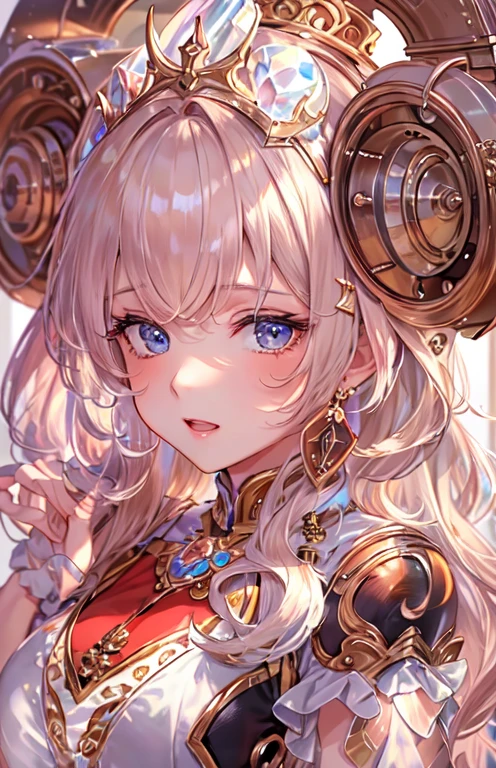 ((highest quality)), ((masterpiece)), (become familiar with), perfect face , beautiful girl , Aries ,