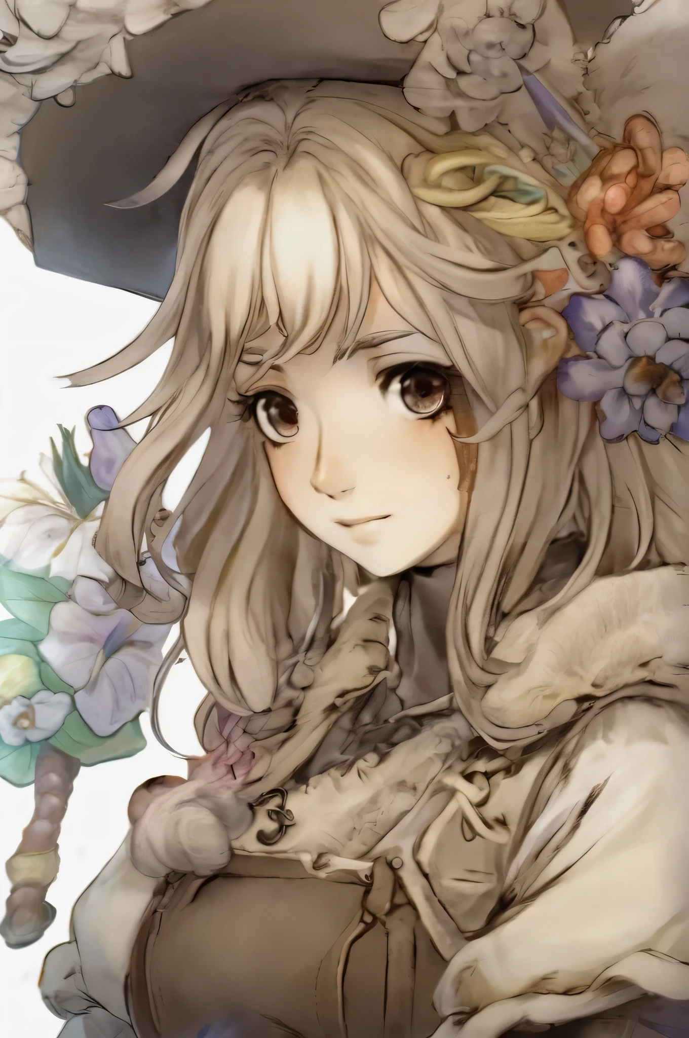 an animated character, octopath traveller style, from bravely default ii, boris valejo. octopath traveler, haibane renmei, jrpg character art, Octopus Voyager, Female protagonist 👀 :8, ( ( character concept art ) ), final fantasy tactics character, natalie from epic battle fantasy, Official Character Art