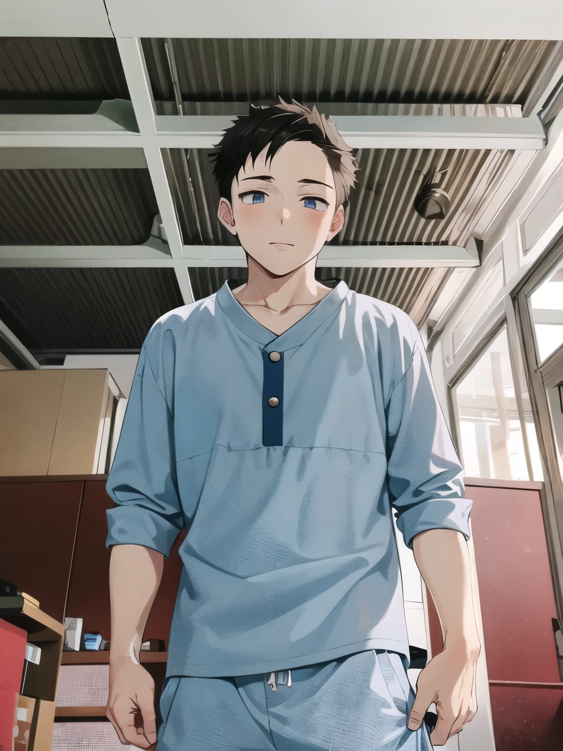 Anime boy cool cute skin white