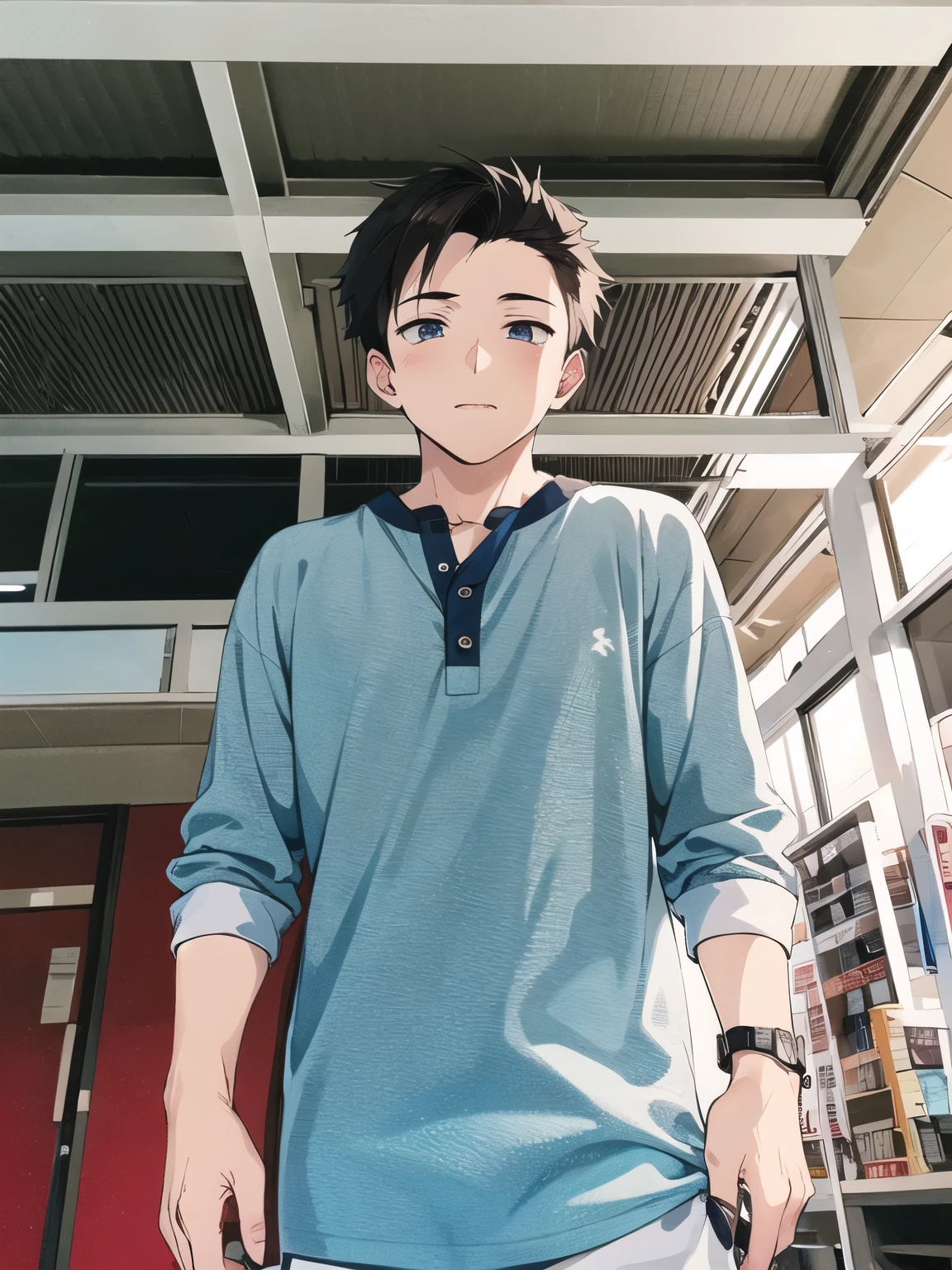 Anime boy cool cute skin white