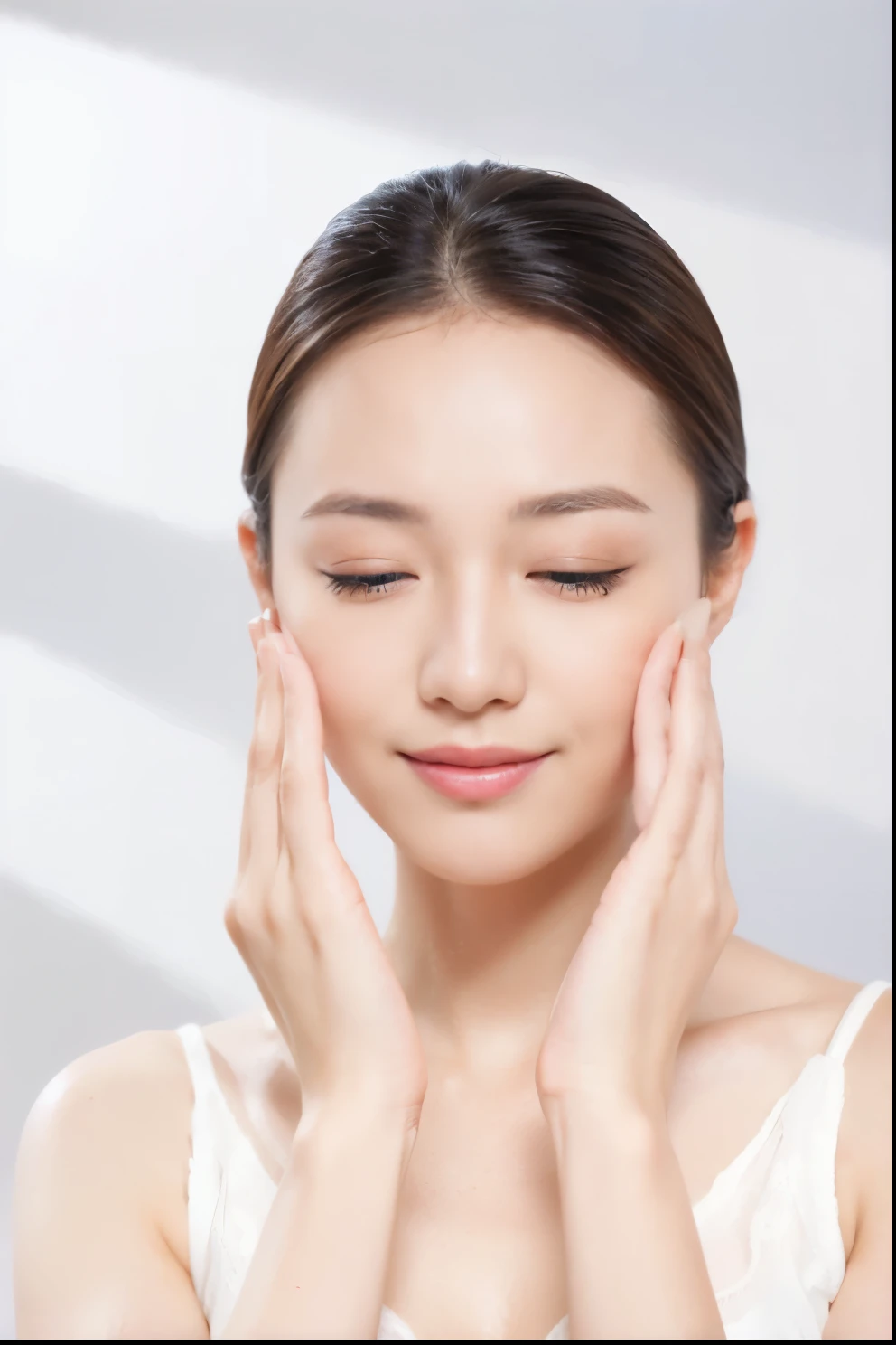 (best quality, 8K, 32k, masterpiece, ultra high definition:1.3),Japanese beauty photos, 1 girl, (Big breasts:1.2), abdominal muscles, Perfect body, (transparent shirt:1.1), Super detailed face, delicate lips, delicate eyes, double eyelids