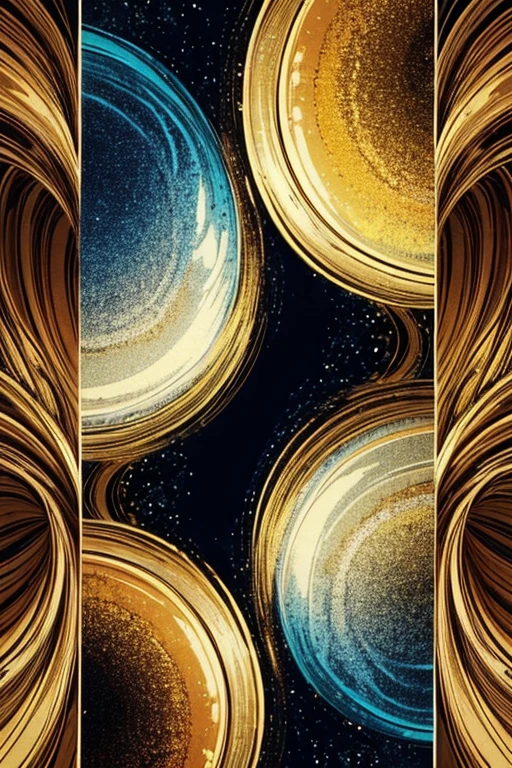 realistic, (masterpiece, top quality, best quality, official art, beautiful and aesthetic: 1.2), very detailed, fractal art, fancy, most detailed, Leo, (abstract background: 1.5), (1 woman: 1.3), (cat classes), yellow hair, bright eyes, serious, comb again, Short hair, Milky Way, huge magical gold Leo astrolabe, dream, fancy, Gold trim,beautiful detailed sky, Style and Decoration for Leo, Leo Goddess, (NSFW:0.8), Delicate reflective and high glass railing board