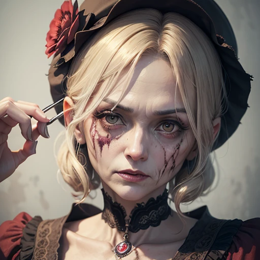 (Middle-aged female zombie)、Full Screen Size、(Gorgeous Zombie)、Noble Zombie