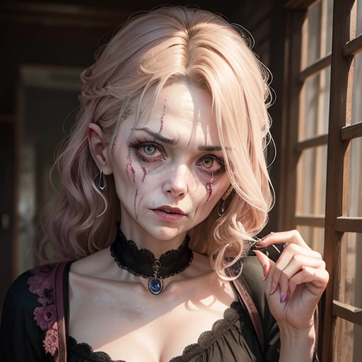 (Middle-aged female zombie)、Full Screen Size、(Noble Zombie)、Beautiful woman