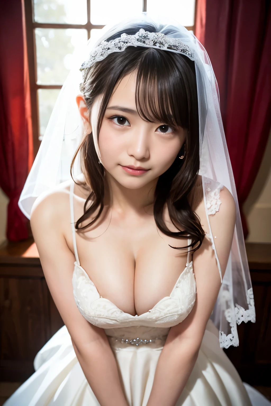 Professional Lighting Masterpiece Top Quality HDR UHD Professional RAW Highly Detailed 32K 8K, (1 Beautiful Oriental Boy), , ((detailed beautiful face)), (fine and beautiful eyes), beautifully detailed nose, (:1.2), (crying face:1.3), ((no makeup)), ((no makeup)), (Detailed beauty big, cleavage:1.2), (NSFW:1.2), ((Wedding dress, wedding veil)), leaning forward, bun hair, thin smile、garter belt、plump body, ((wedding style))、lace gloves, Normal position,((1 male、1 female,having sex)),vagina,sex, 1 girl, 1 boy, NSFW,sex from behind, testis, grab your feet, Carry less than one'poor, face-to-face audience, faceless man