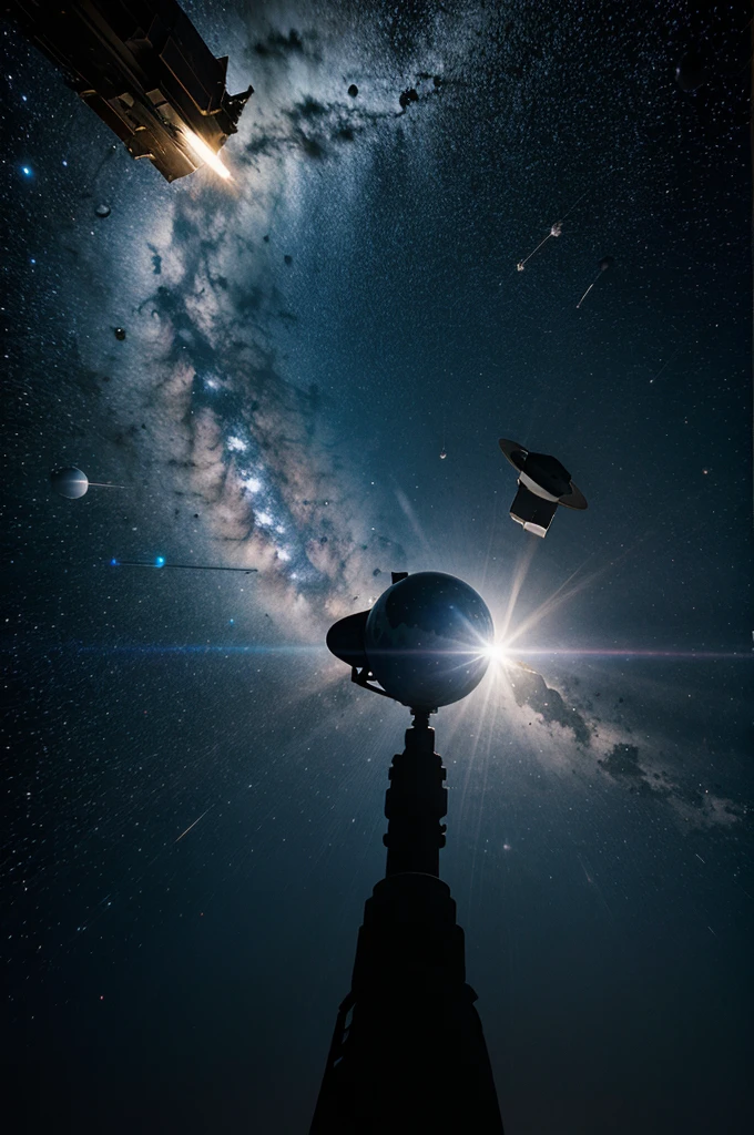 Make me art about space 