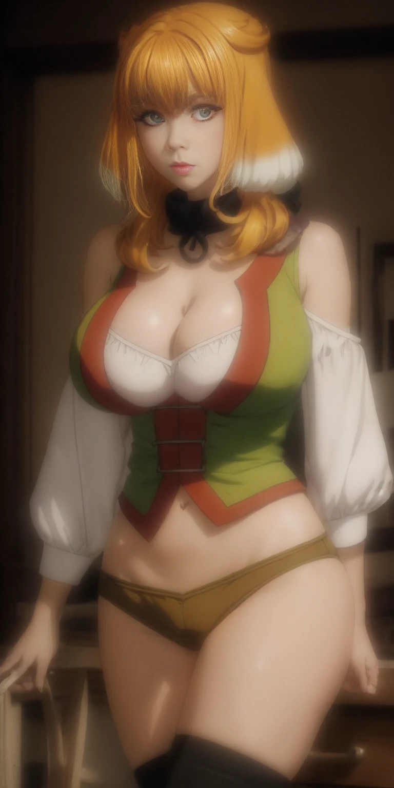 Roxanne Demin kin 1girl, solo, breasts, large breasts,