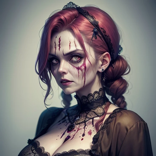 (Middle-aged female zombie)、Full Screen Size、(Gorgeous Zombie)、Noble Zombie