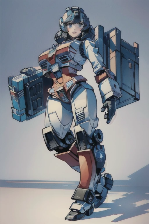 masterpiece, highest quality, (Many transformers－), (A perfect and pretty human female face), All of the bodies have their internal skeletons exposed except for their faces., None of them are wearing exoskeletons., Everyone is showing off their bodies, lively, colorful, Inside the maintenance workshop, Under maintenance, Wide scree－The, 背景の整備中のAutobot, master piece, full body shot, multiple, Some are in the process of transforming into beagle mode for planes and cars., Autobot, (6+transformers:1.9)