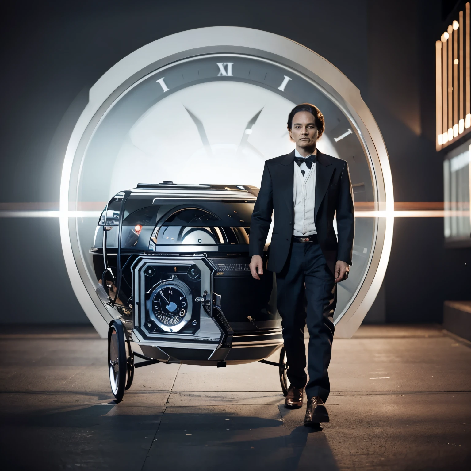 A time traveller from past with his time machine