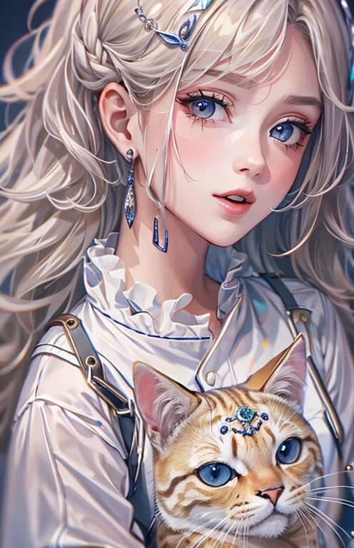 ((highest quality)), ((masterpiece)), (get used to it), perfect face , beautiful girl , Cat耳 , Cat ,