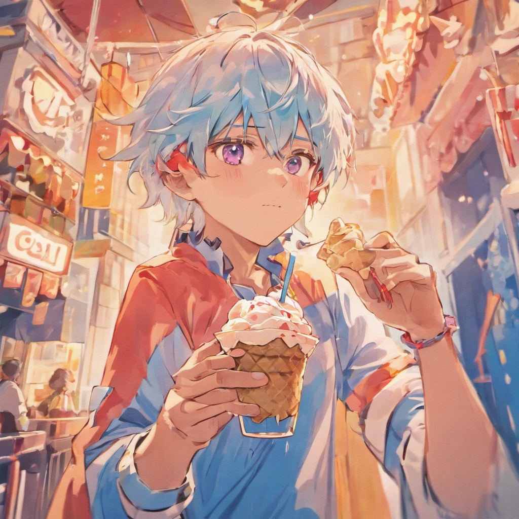 ice cream glasses male