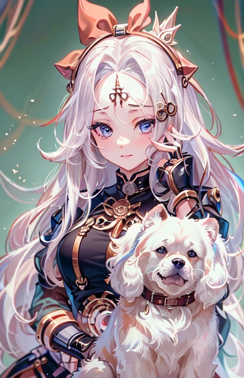 ((highest quality)), ((masterpiece)), (get used to it), perfect face , beautiful girl , dog耳 , dog ,