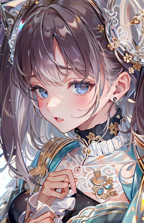 ((highest quality)), ((masterpiece)), (get used to it), perfect face , beautiful girl , dog耳 , dog ,
