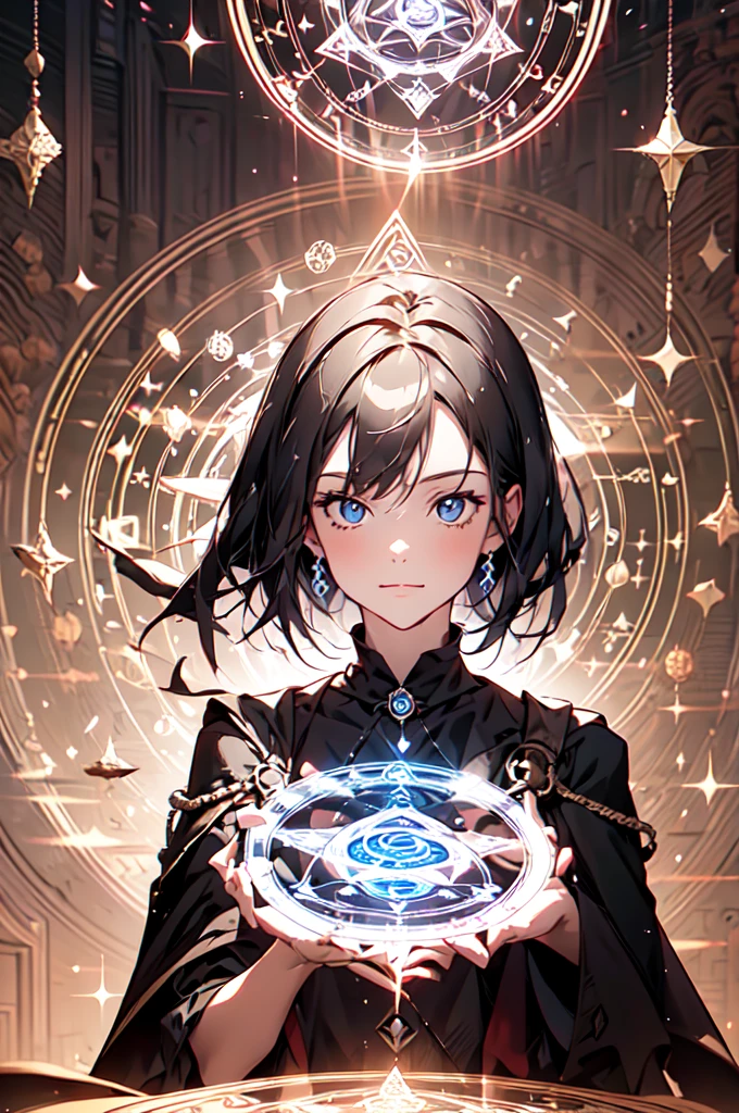 1girl,magic circle,portrait,