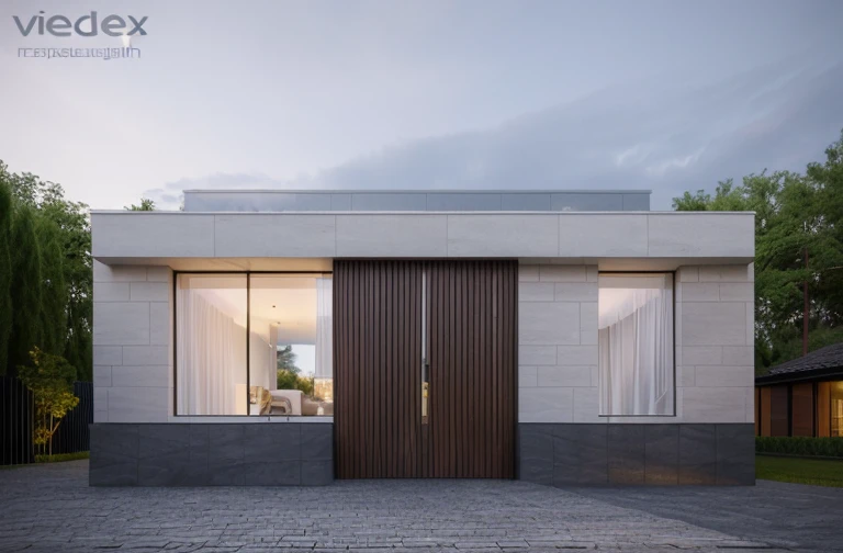 villa modern,night, Realistic, exterior, sunlight, house, RAW photo, 8k uhd, dslr, (high detailed skin:1.3), soft lighting, ultra quality, film grain, Fujifilm XT3, sharp image, best quality, authentic, hight quality,