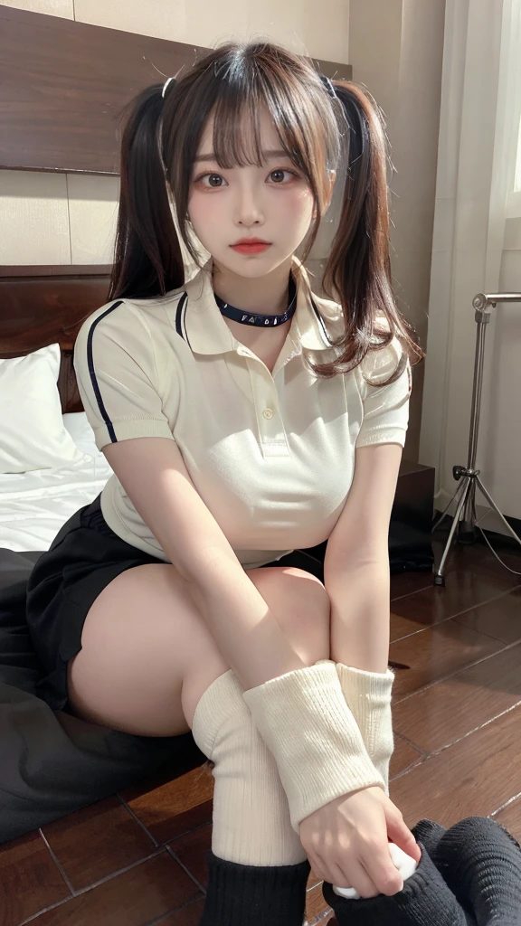 insert dildo under skirt、Female genitals、ディルドFemale genitalsに入ってる、crisp