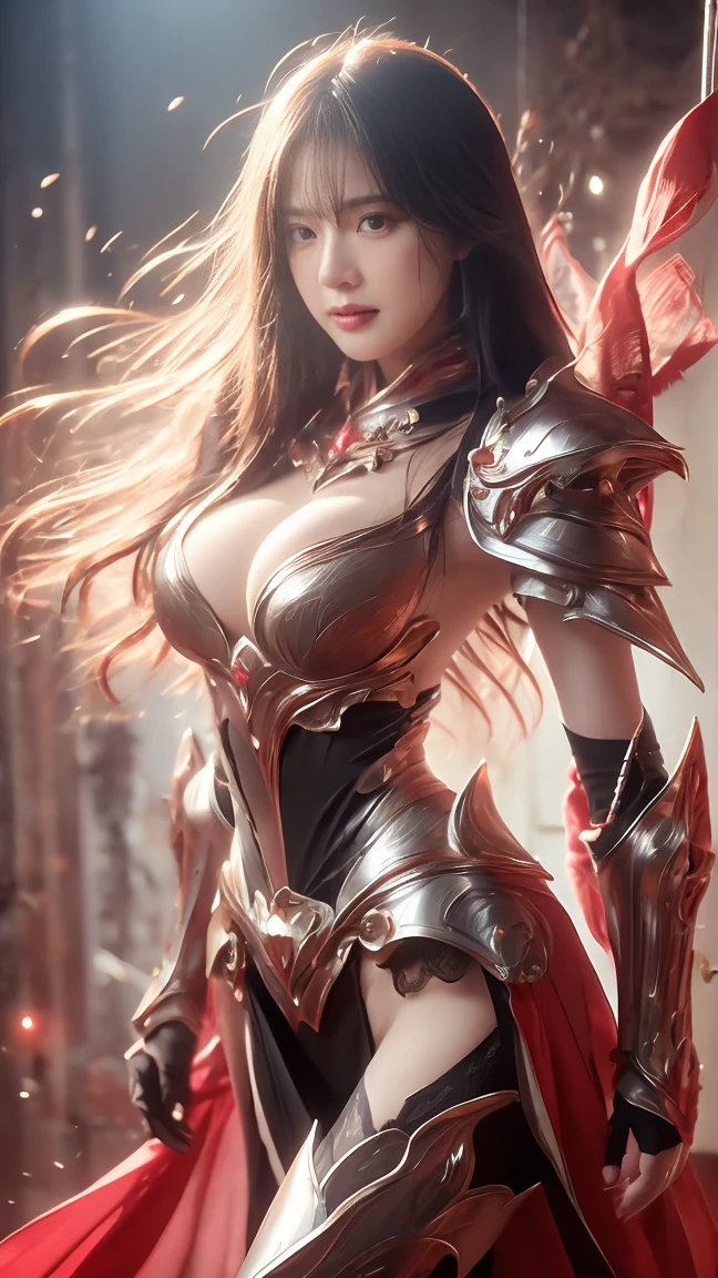 (highest quality, 8K, 32K, masterpiece, UHD: 1.2), professional photos, realistic pictures, fantasy, multiple angles, close up photo, Photo of erotic beauty warrior, sexy, (goddess of beauty), 1 girl, spread your legs wide, showing pussy, Pubic hair sticking out from armor, ((big breasts:1.4, long, natural chest protruding from the armor)), erotic body, curved body, perky butt, Seraphina is a knight who likes to show off her body., her beautiful breasts and smooth pussy, naked, her feminine intimate parts, her breasts exposed, Exposing, Her mesmerizing beauty is matched by her extraordinary skills。. her blue eyes shine with determination, Her black hair falls in soft waves around her shoulders.. Wearing carefully made costumes、, sexy armor, bare legs, she exudes a subtle sensuality.

Seraphina’s you armor、Gracefully hugs the feminine curves of your body。, Highlighting her breasts and pussy. Delicate lines and intricate details add a captivating touch to her presence。. A flowing cloak dances in the wind as you move., Add an element of mystery and charm.

wear armor、Tailored to emphasize femininity and muscular abdomen。. Her swordplay is a natural extension of her grace, And she carries herself with confidence that attracts attention wherever she goes.

Seraphina is more than just a sensual and sexual figure; She is a fearsome warrior with magnetic powers that transcend the battlefield.. Her charm lies in the unique combination of beauty and porn, Everyone admires her for her erotic appearance.