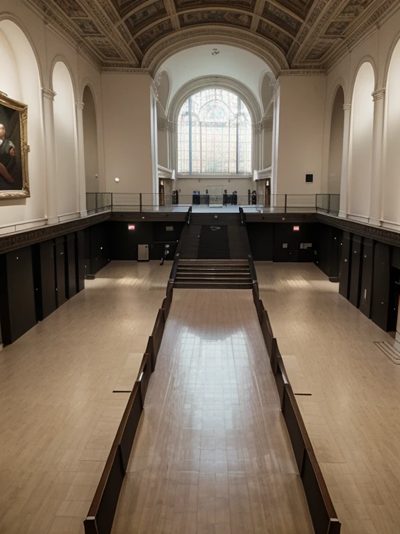 Art museum, whole view from upstairs
