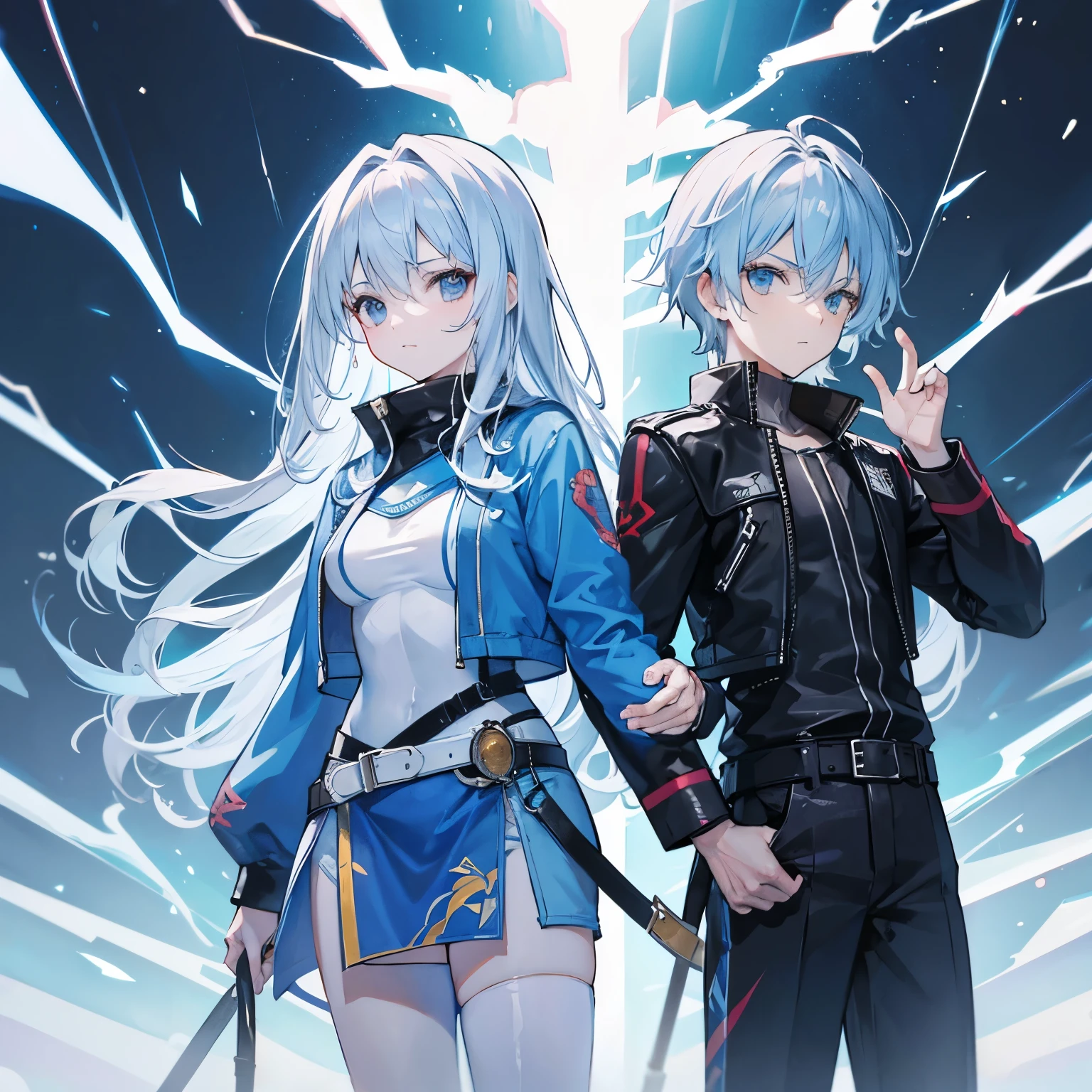 Brother and sister of Thunder and Lightning.