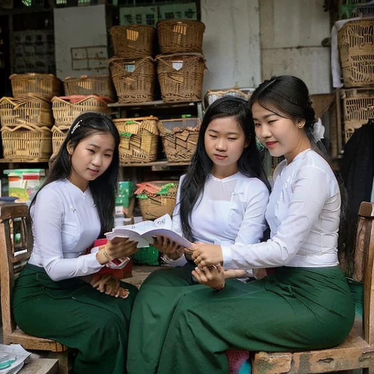 Vietnamese girls in Yangon