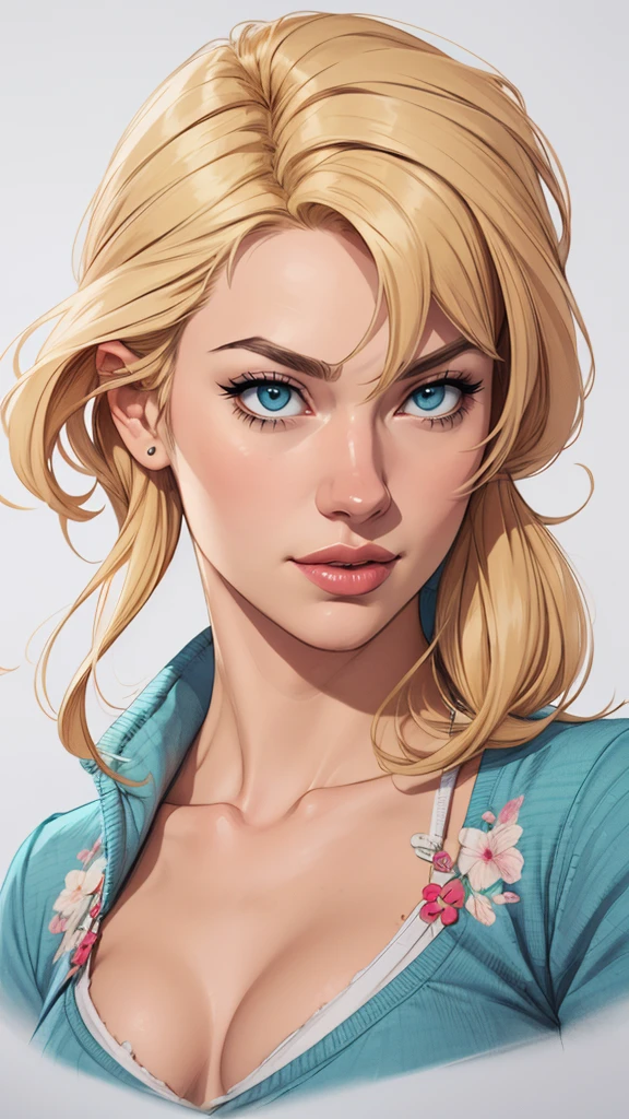 estilo de desenho animado:1.2), estilo Cartoon Atriz Yvonne Strahovski Mulher Imagem de desenho animado de uma mulher , roupas sensuais , garota super fofa, cartoon style illustration, estilo de arte dos desenhos animados, estilo de arte dos desenhos animados, digital illustration style, design de personagens altamente detalhado, arte digital detalhada fofa, City fan art, design de personagem retrato, beautiful digital illustration, retrato de alta qualidade, arte em quadrinhos, retrato do design do personagem, white background Buso without clothes and medium breasts female character from The Lord of the Rings Cartoon style