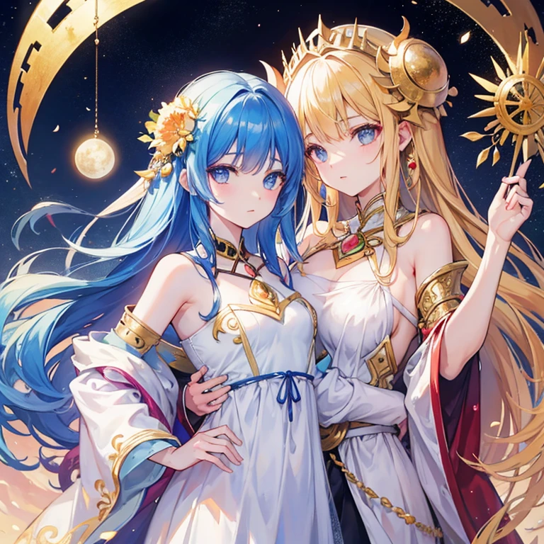 Son of Sun and daughter of the Moon.