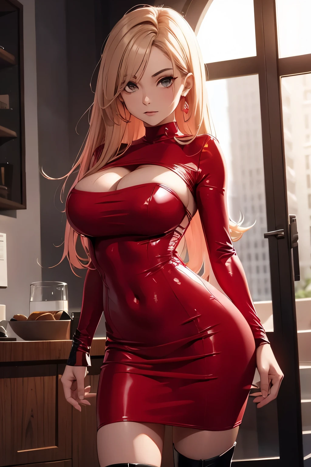 Mujer con un vestido rojo  ., succubus in short tight dress, estilo atractivo, very traje sexy, traje sexy, vestido sexy, cuero clothing and boots, mirada sexy, cuero, latex dress, wearing cuero, vestimenta ajustada, cuero clothes, wearing a full cuero outfit, vestido apretado, cueroy, traje ajustado, vestido rojo sexy