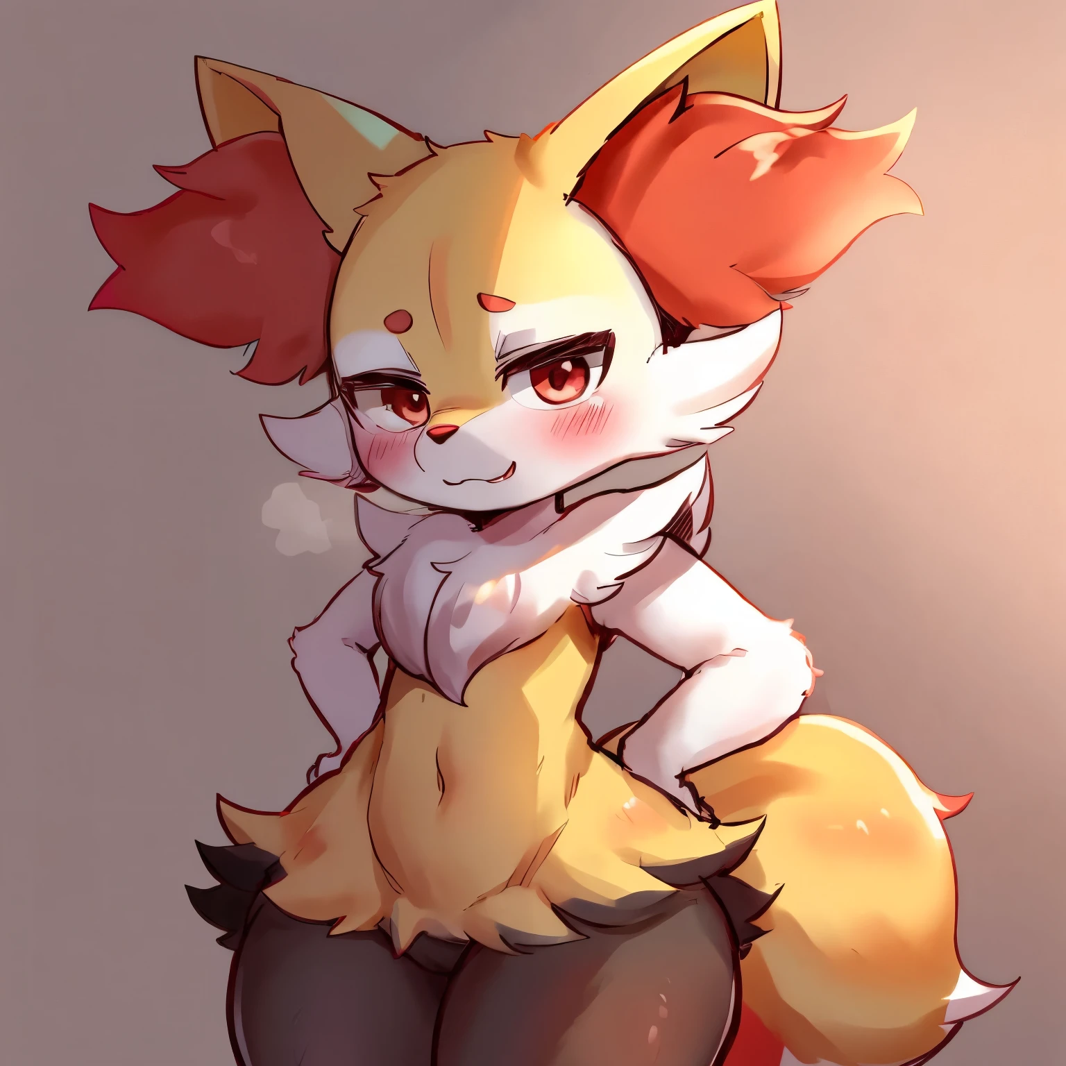 braixen, feito por zkky2nd 