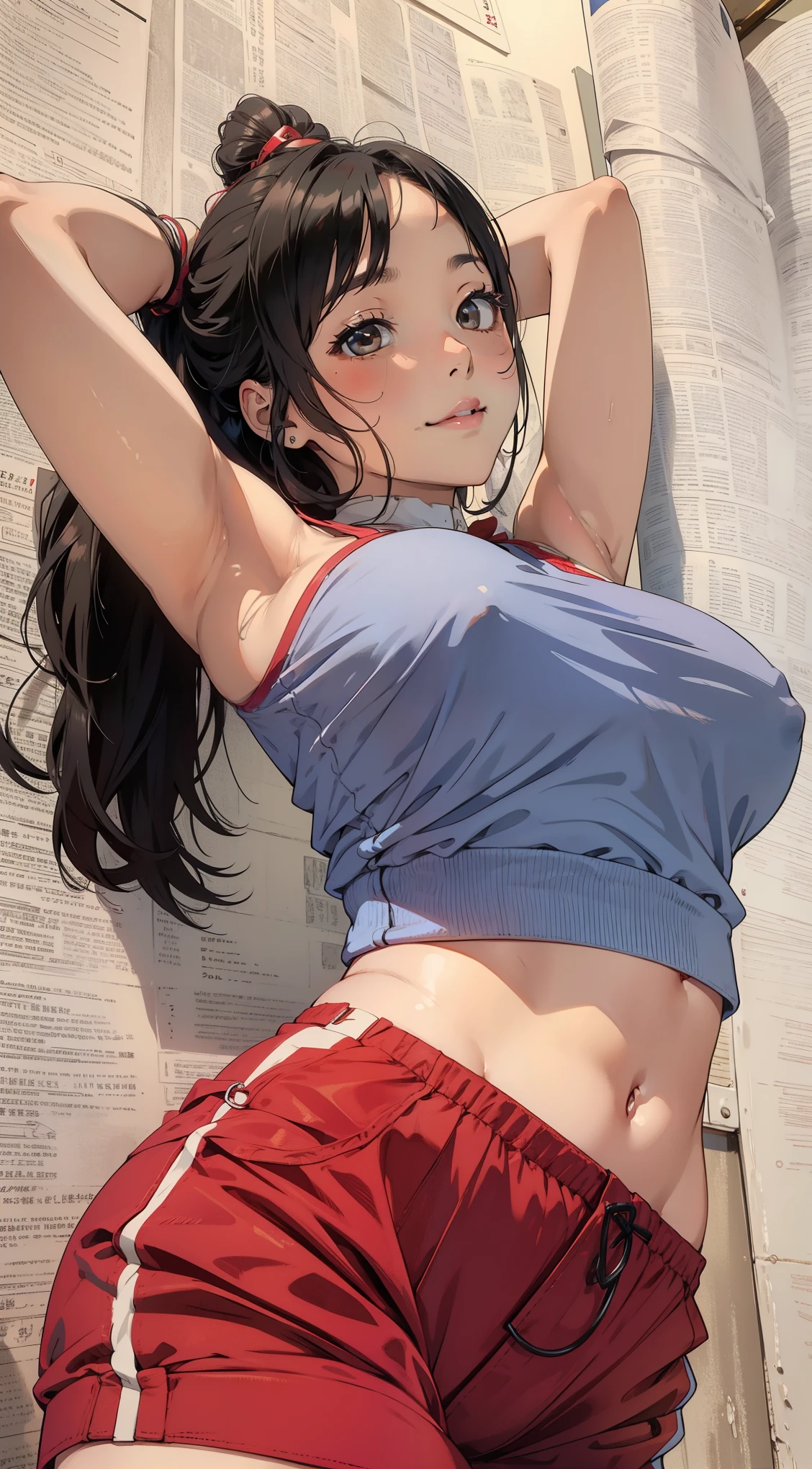 girl、NSFW、A slight smil、