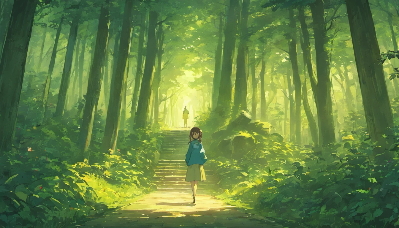 A small town surrounded by dense forests, There was an old abandoned house