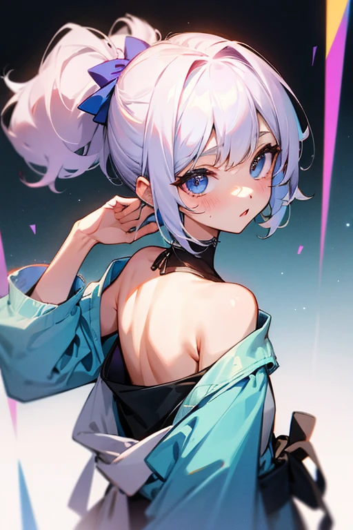 Korean style off-shoulder、Cute with bruises、3×3、cute