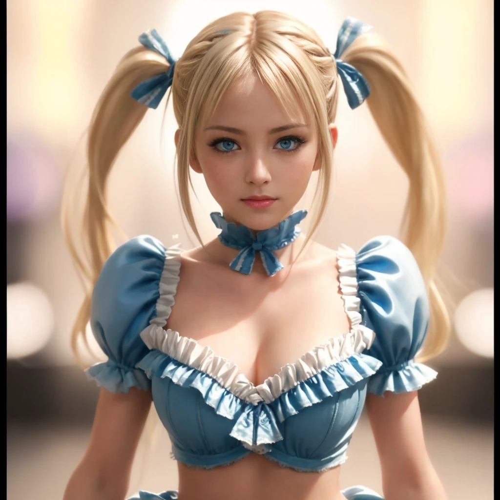 Marie Rose, blue eyes, (best quality,8k,UHD,realistic:1.37),beautiful detailed blue eyes,beautiful detailed face,long blonde hair,ultra-realistic texture,