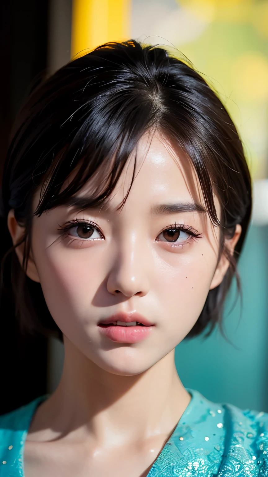 (Yinchuan:1.5), close, masterpiece, highest quality, Raw photo, realistic, face, incredibly absurd, beautiful girl, cute, short hair, Depth of the bounds written, High resolution, Super detailed, finely, very detailed, very detailed eyes and face, sharp pupils, realistic student, sharp focus, cinematic lighting