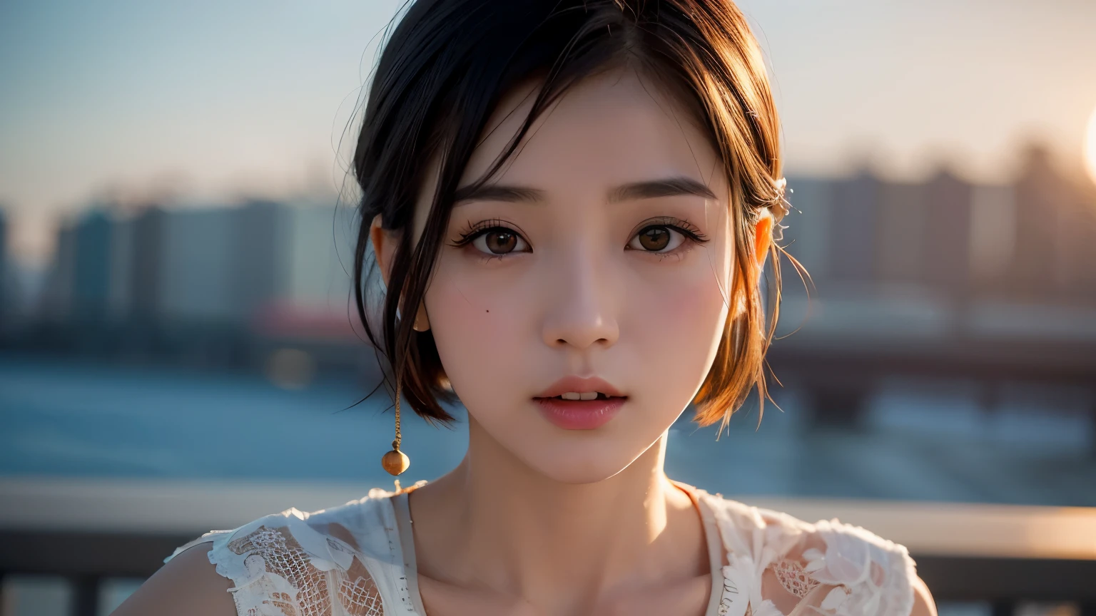 (Yinchuan:1.5), close, masterpiece, highest quality, Raw photo, realistic, face, incredibly absurd, beautiful girl, cute, short hair, Depth of the bounds written, High resolution, Super detailed, finely, very detailed, very detailed eyes and face, sharp pupils, realistic student, sharp focus, cinematic lighting