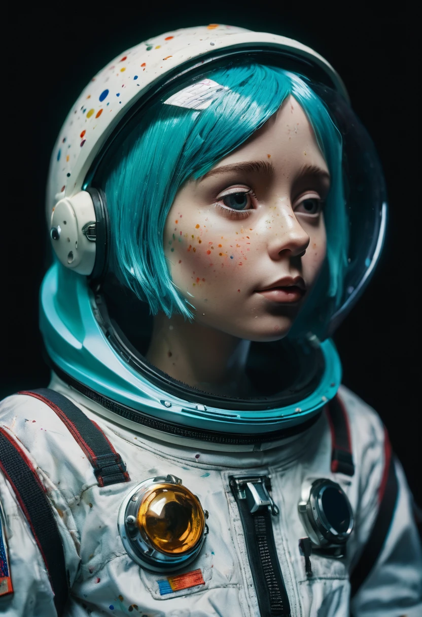 8K, ARTISTIC photogrAphy, best quAlity, mAsterpiece: 1.2), A (potrAit:1.2) Don Bluth Style ASTRONAUT nude Toon Doll, full body RAW candid cinema, cyan hair, 16mm, color graded portra 400 film, remarkable color, ultra realistic, sad admosphere, dark lighting, oppressive atmosphere, depressive colors, kodak portra 400, photograph,r, Natural Light, Pinhead lighgts, blur reflection, Brush Strokes, Smooth, abstract, Splatter, Oil On Canvas, rainbow colors, fractal isometrics details bioluminescens : a stunning realistic photograph of wet bone structure, 3d render, octane render, intricately detailed, titanium decorative headdress, cinematic, trending on artstation | Isometric | Centered