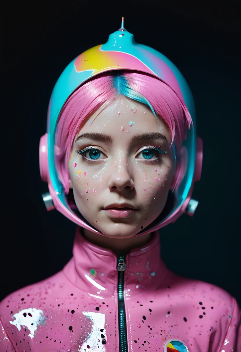 8K, ARTISTIC photogrAphy, best quAlity, mAsterpiece: 1.2), A (potrAit:1.2) Don Bluth Style  ASTRONAUT nude pink Toon Doll, full body RAW candid cinema, cyan hair, 16mm, color graded portra 400 film, remarkable color, ultra realistic, sad admosphere, dark lighting, oppressive atmosphere, depressive colors, kodak portra 400, photograph,r, Natural Light,  Pinhead lighgts, blur reflection, Brush Strokes, Smooth, abstract, Splatter, Oil On Canvas, rainbow colors, fractal isometrics details bioluminescens : a stunning realistic photograph of wet bone structure, 3d render, octane render, intricately detailed, titanium decorative headdress, cinematic, trending on artstation | Isometric | Centered