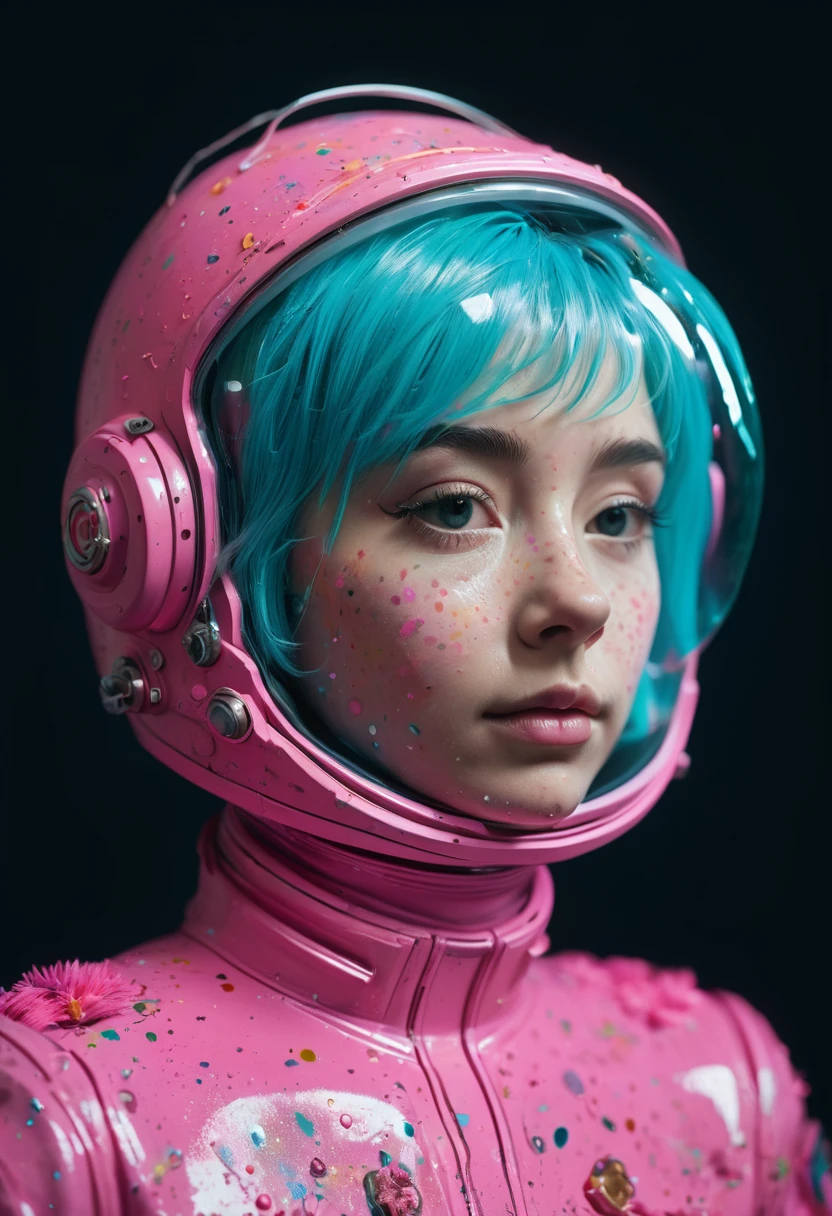 8K, ARTISTIC photogrAphy, best quAlity, mAsterpiece: 1.2), A (potrAit:1.2) Don Bluth Style ASTRONAUT nude pink Toon Doll, full body RAW candid cinema, cyan hair, 16mm, color graded portra 400 film, remarkable color, ultra realistic, sad admosphere, dark lighting, oppressive atmosphere, depressive colors, kodak portra 400, photograph,r, Natural Light, Pinhead lighgts, blur reflection, Brush Strokes, Smooth, abstract, Splatter, Oil On Canvas, rainbow colors, fractal isometrics details bioluminescens : a stunning realistic photograph of wet bone structure, 3d render, octane render, intricately detailed, titanium decorative headdress, cinematic, trending on artstation | Isometric | Centered