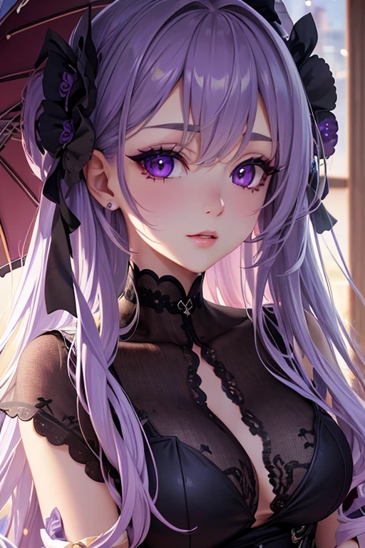 (Extremely detailed CG unified 8k wallpaper),(masterpiece), (best quality), (Super detailed), (Best Illustration),(best shadow), (sharp eyeliner, eye shadow, delicate purple eyes:1.1),, ,rest, IWS2000,  impactful feeling