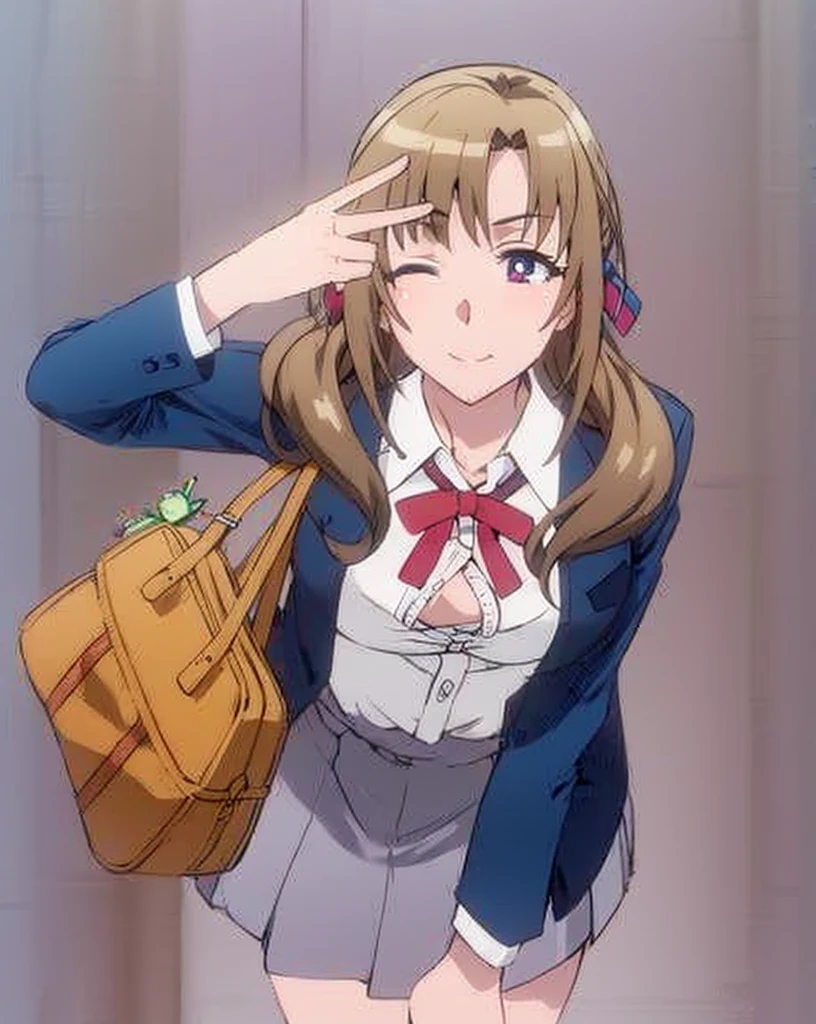 1Girl, Mamako Oosuki In the anime Okaasan Online, Very big breasts, Very detailed