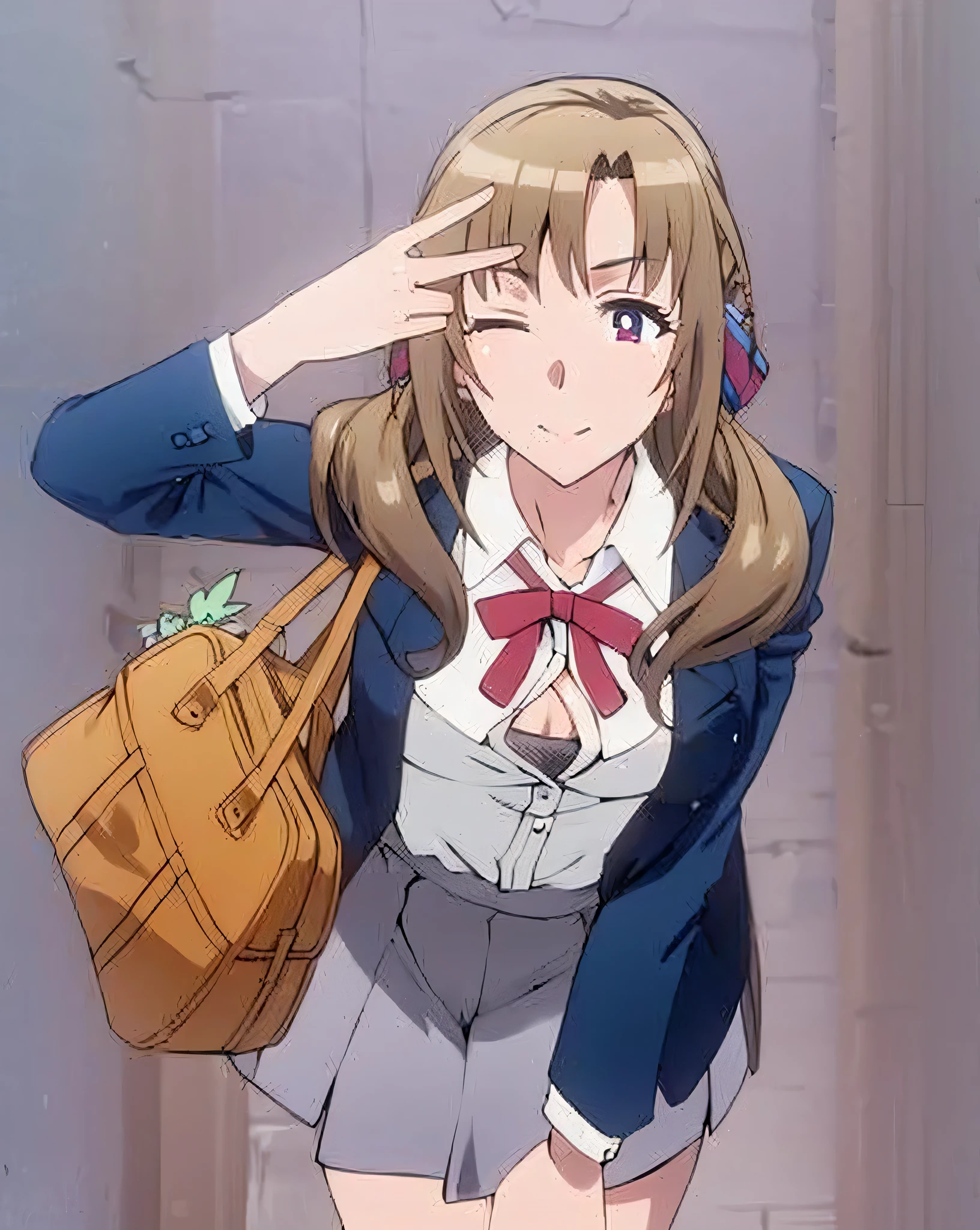 1Girl, Mamako Oosuki In the anime Okaasan Online, Very big breasts, Very detailed