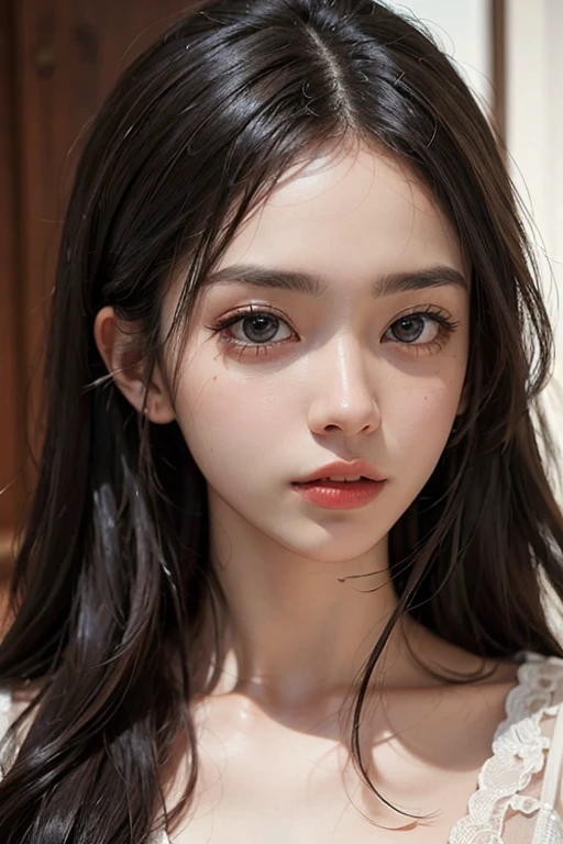 ((best quality)), ((masterpiece)), (detailed), perfect face, long hair, black hair, Kimchi Hair