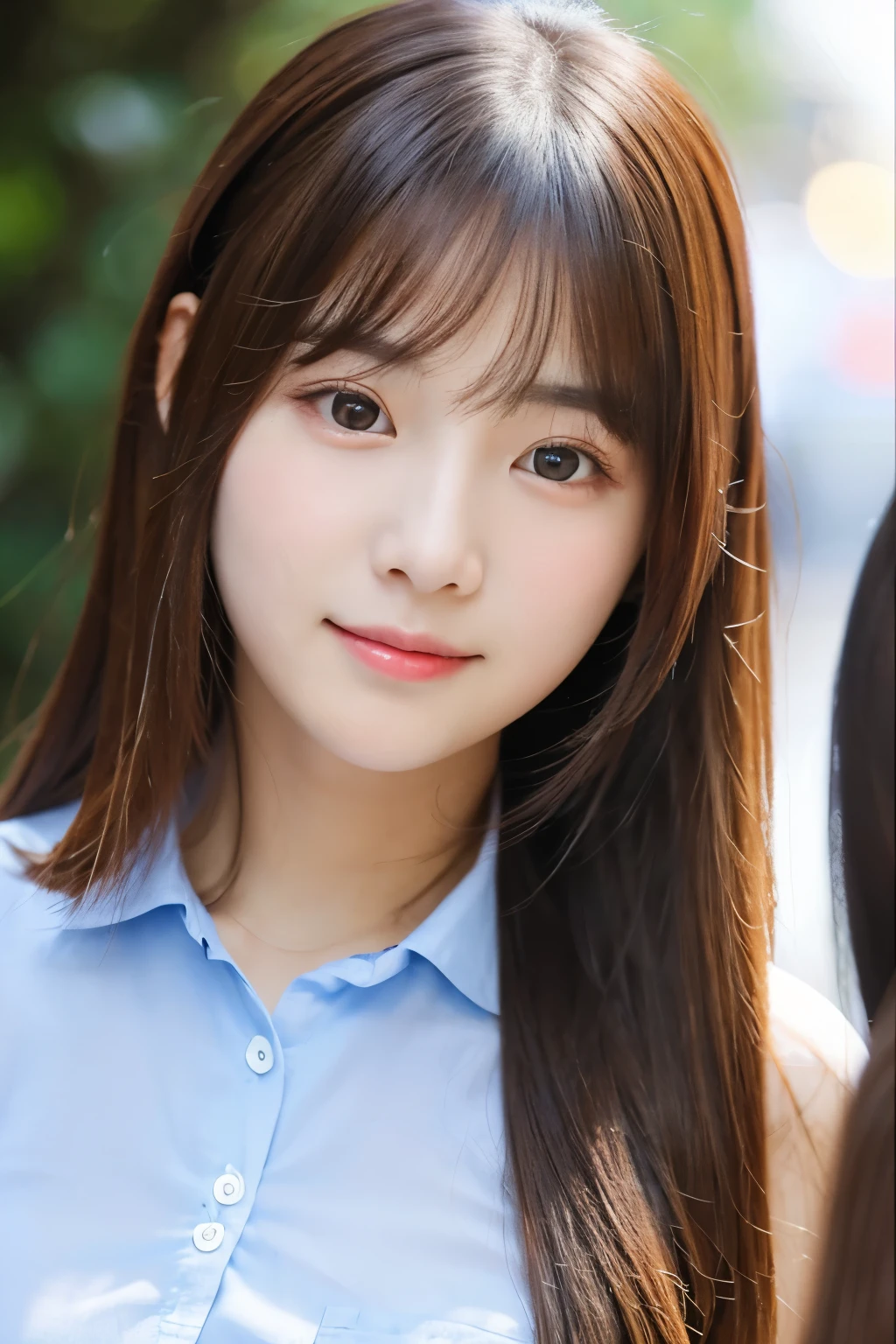 beautiful korean girl, perfect face