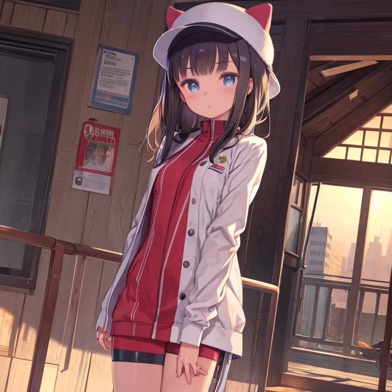 masterpiece, highest quality、Medium wide shot、cowboy shot、1. A girl with beautiful eyes、cycling、cycling、