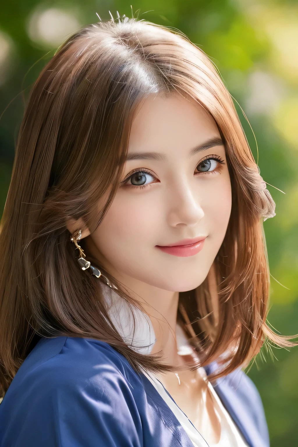 (((32ｋ,high details,high detail、masterpiece,attention to detail,alone))),Raw photo & realistic atmosphere,beautiful dark blue eyes,detailed mouth,glossy lips,thin eyebrows,fine eyes、Soft white skin that shines in every detail、her deep black eyes are so beautiful,lip details、very beautiful face,very well-shaped face、lifelike face,shining beautiful lips,beautiful eyebrows,infinite reality, Realistic young gravure idol,she&#39;she&#39;she&#39;she&#39;she&#39;she&#39;s a very cute woman , young gravure idol, young gravure idol, Very beautiful and cute 21 year old beautiful girl,incredibly beautiful and classy，21 year old beautiful girl,natural soft light,（shiny hair,,Beautiful and kind eyes：1.5）,gentle smile,well-shaped chest,medium long hair,tie hair,beautiful posture,no makeup,think ahead，doctor，Stethoscope，nurse，Nursery pose，nurse，Nursery pose，
