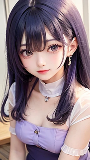 small face、 (alone:1.5,)Super detailed,bright colors, very beautiful detailed anime face and eyes, look straight,  shiny_skin,girl, (((rainbow colored hair, colorful hair, Half red、Half purple hair: 1.2))), 、shiny hair, delicate beautiful face, blush、Glasses、(turquoise eyes), , Valletta, earrings,、flower garden、sunset、(（(See-through、leotard、Lace mini skirt,Translucent shirt)))、（twin tails）、smile、happy face、face dyed red、cheerful pose、dynamic、