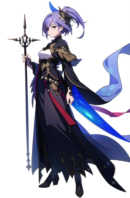 (((Best Quality))) , ((full body)), female, reference sheet, solo, (white background), high fantasy outfits,