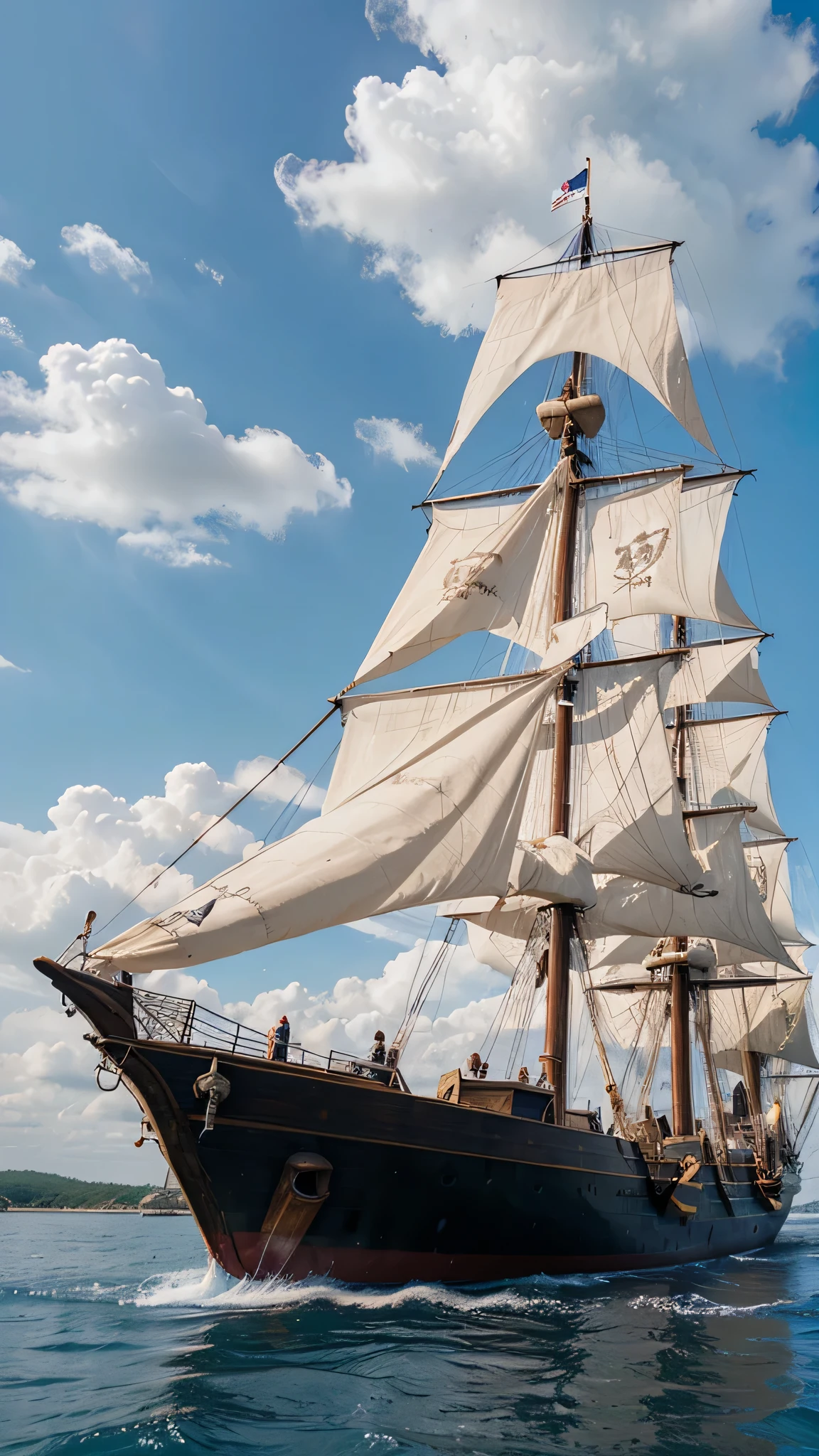 Magic pirate ship, best quality